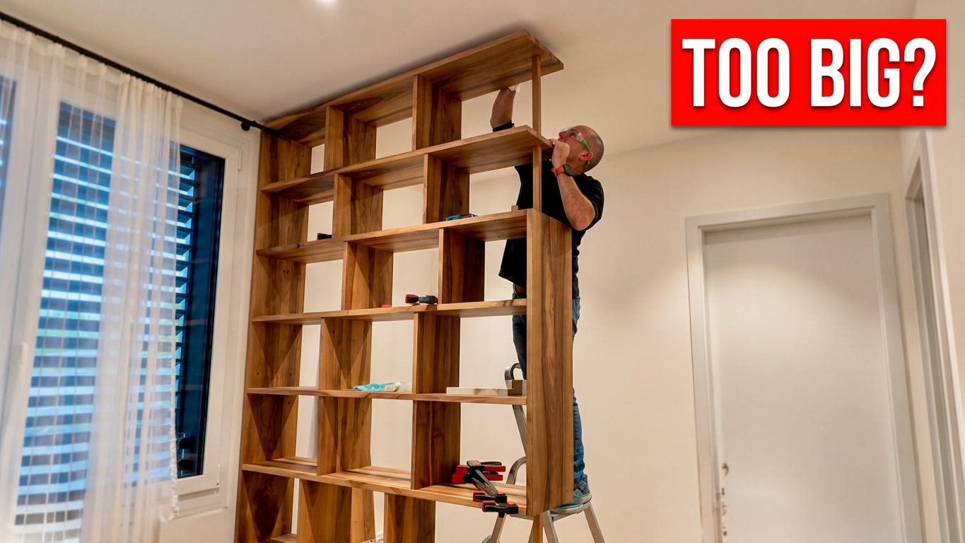 Building a 230kg Room Divider: My Hardest Project Yet